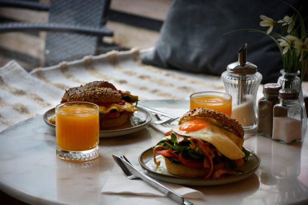 Frisches Bagel